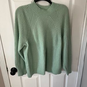 Loft mint green sweater. Medium